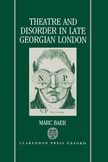 Book cover of Theatre and Disorder in Late Georgian London