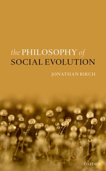 Book cover of The Philosophy of Social Evolution
