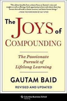 Book cover of The Joys of Compounding: The Passionate Pursuit of Lifelong Learning