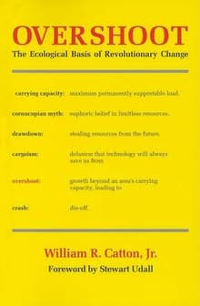 Book cover of Overshoot: The Ecological Basis of Revolutionary Change