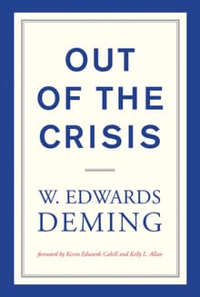 Book cover of Out of the Crisis