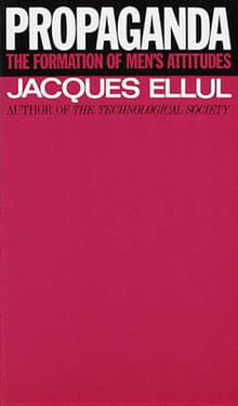 Book cover of Propaganda: The Formation of Men's Attitudes