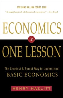 Book cover of Economics in One Lesson