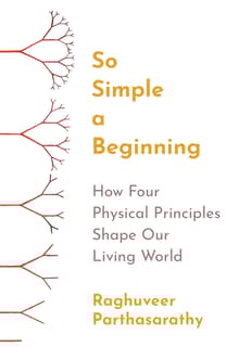 Book cover of So Simple a Beginning: How Four Physical Principles Shape Our Living World
