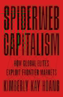 Book cover of Spiderweb Capitalism: How Global Elites Exploit Frontier Markets