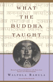 Book cover of What the Buddha Taught