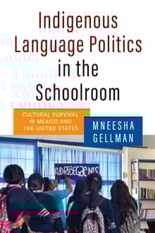 Book cover of Indigenous Language Politics in the Schoolroom: Cultural Survival in Mexico and the United States
