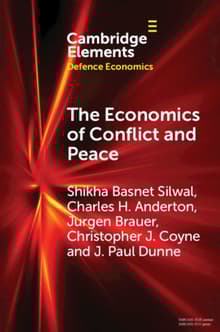 Book cover of The Economics of Conflict and Peace: History and Applications