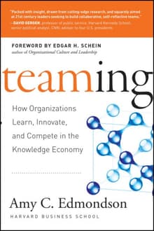 Book cover of Teaming: How Organizations Learn, Innovate, and Compete in the Knowledge Economy