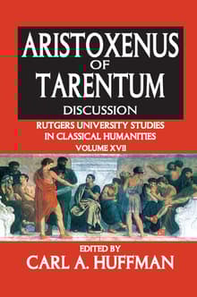 Book cover of Aristoxenus of Tarentum