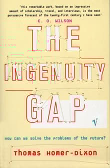 Book cover of The Ingenuity Gap: How Can We Solve the Problems of the Future?