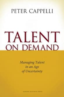 Book cover of Talent on Demand: Managing Talent in an Age of Uncertainty