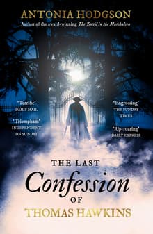 Book cover of The Last Confession of Thomas Hawkins