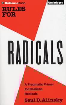Book cover of Rules for Radicals: A Pragmatic Primer for Realistic Radicals