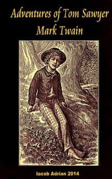 Book cover of Adventures of Tom Sawyer