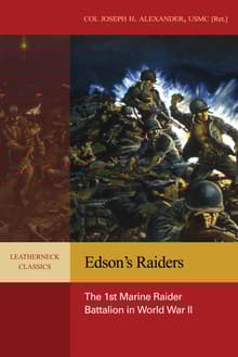 Book cover of Edson's Raiders: The 1st Marine Raider Battalion in World War II