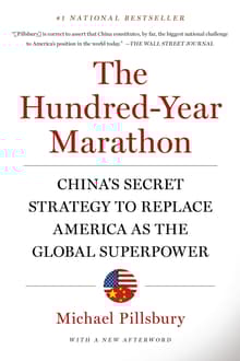 Book cover of The Hundred-Year Marathon: China's Secret Strategy to Replace America as the Global Superpower