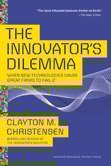 Book cover of The Innovator's Dilemma
