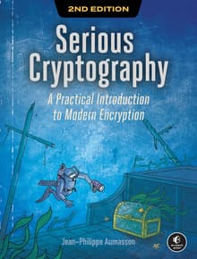 Book cover of Serious Cryptography: A Practical Introduction to Modern Encryption