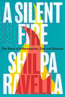 Book cover of A Silent Fire: The Story of Inflammation, Diet, and Disease