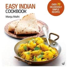 Book cover of Easy Indian Cookbook: Over 70 Deliciously Simple Recipes