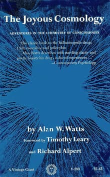 Book cover of The Joyous Cosmology: Adventures in the Chemistry of Consciousness