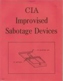 Book cover of CIA Improvised Sabotage Devices