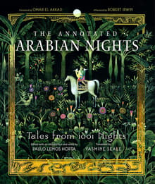 Book cover of The Annotated Arabian Nights