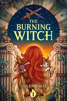 Book cover of The Burning Witch: A Humorous Romantic Fantasy