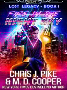 Book cover of Fire in the Night Sky