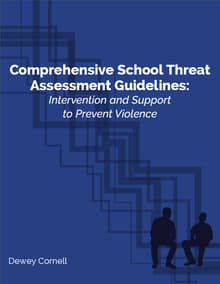 Book cover of Comprehensive School Threat Assessment Guidelines: Intervention and Support to Prevent Violence
