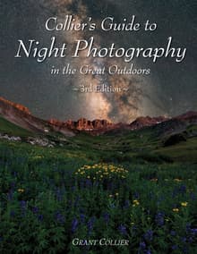 Book cover of Collier's Guide to Night Photography in the Great Outdoors