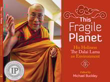 Book cover of This Fragile Planet: His Holiness the Dalai Lama on Environment