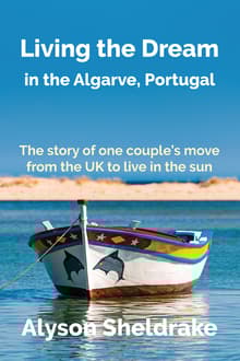 Book cover of Living the Dream in the Algarve, Portugal