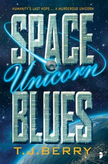 Book cover of Space Unicorn Blues