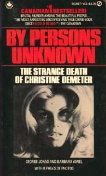 Book cover of By Persons Unknown: The Strange Death of Christine Demeter