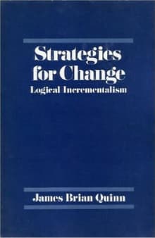Book cover of Strategies for Change: Logical Incrementalism