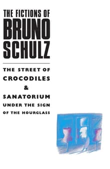 Book cover of The Fictions of Bruno Schulz: The Street of Crocodiles and Sanatorium under the Sign of the Hourglass