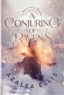 Book cover of A Conjuring of Ravens