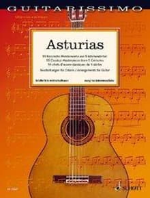 Book cover of Asturias: 55 Classical Masterpieces from 5 Centuries Guitar