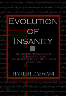 Book cover of Evolution of Insanity