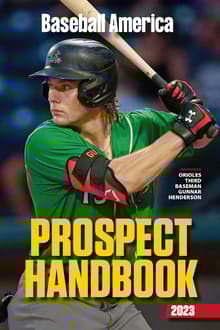 Book cover of Baseball America 2023 Prospect Handbook