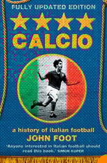 Book cover of Calcio: A History of Italian Football