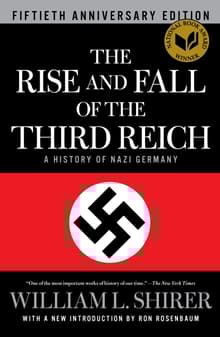 Book cover of The Rise and Fall of the Third Reich: A History of Nazi Germany