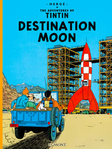 Book cover of The Adventures of Tintin: Destination Moon