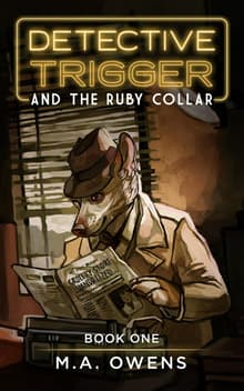 Book cover of Detective Trigger and the Ruby Collar