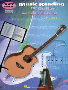 Book cover of Music Reading for Guitar (The Complete Method)