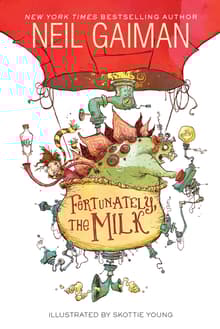 Book cover of Fortunately, the Milk