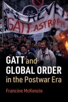 Book cover of GATT and Global Order in the Postwar Era