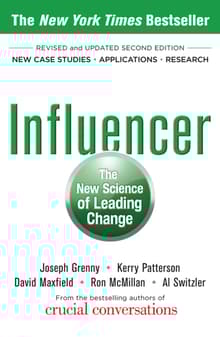 Book cover of Influencer: The Power to Change Anything